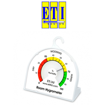 ETI 800-125 Dial Room Hygrometer